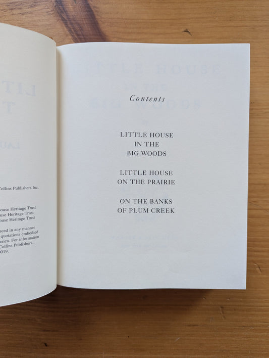 Laura's Early Years Collection: Little House in the Big Woods/Little House on the Prairie/on the Banks of Plum Creek