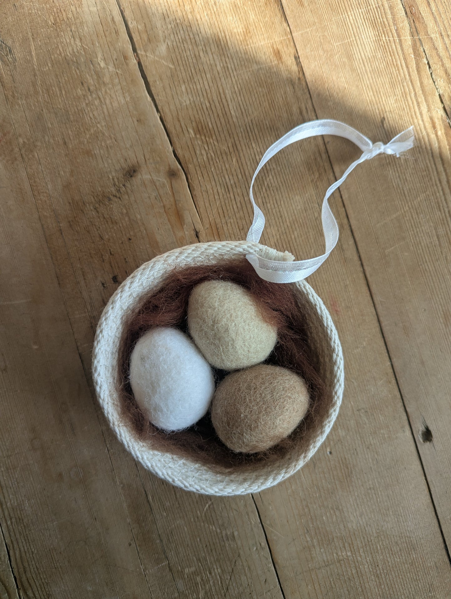 Wool Nest Ornaments