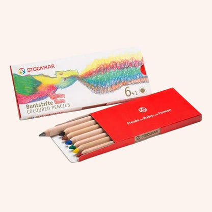 Stockmar Coloured Pencils Triangular Assortment – 6 + 1