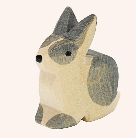 Rabbit B&W Sitting