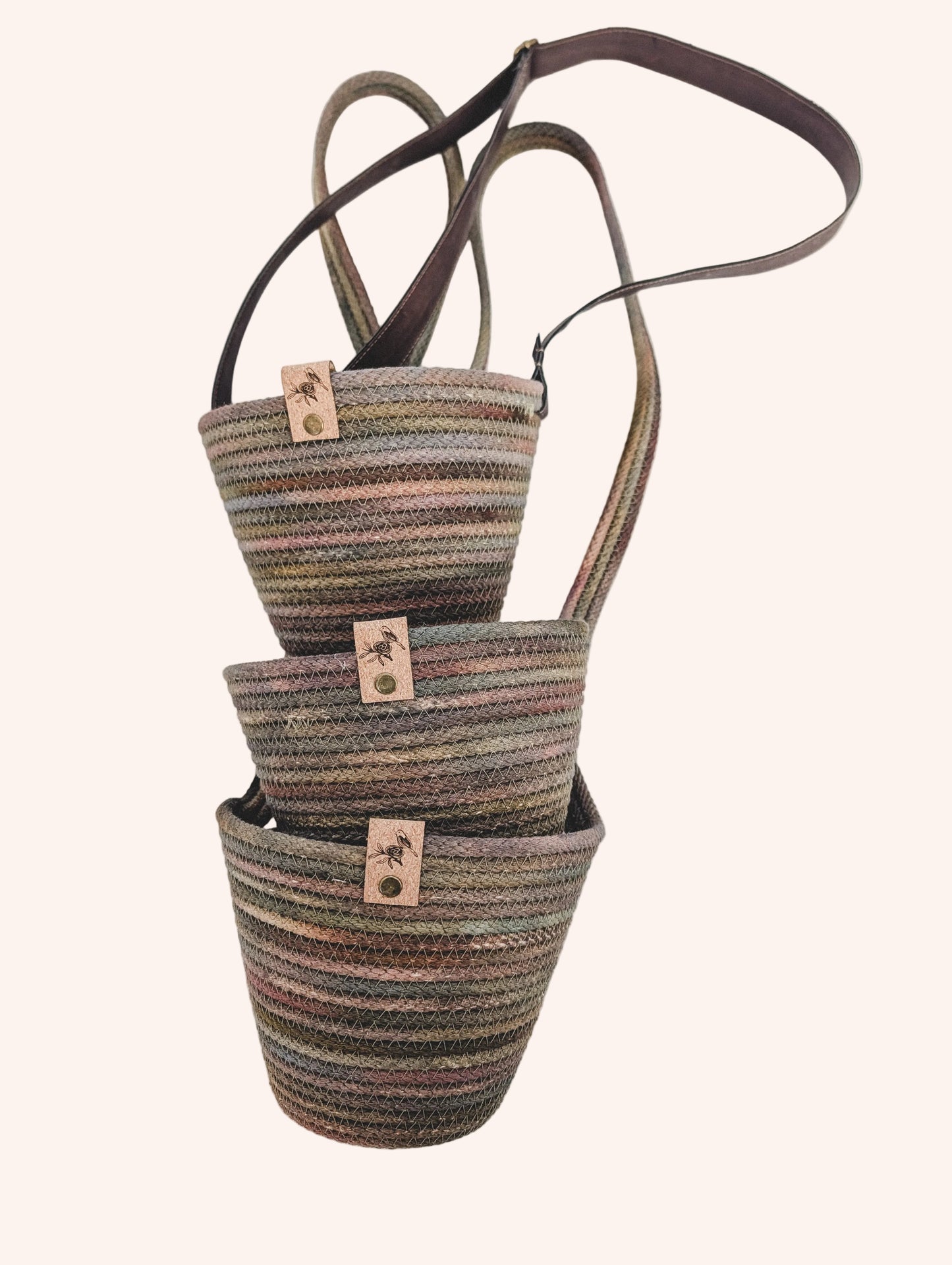 SNOW DYED COLLECTION Evergreen - Foraging Basket