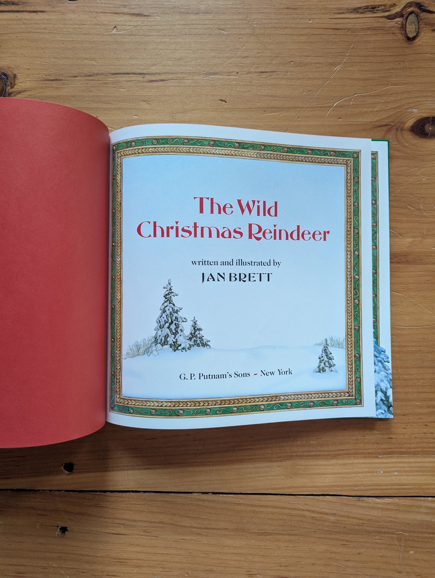 The Wild Christmas Reindeer by Jan Brett