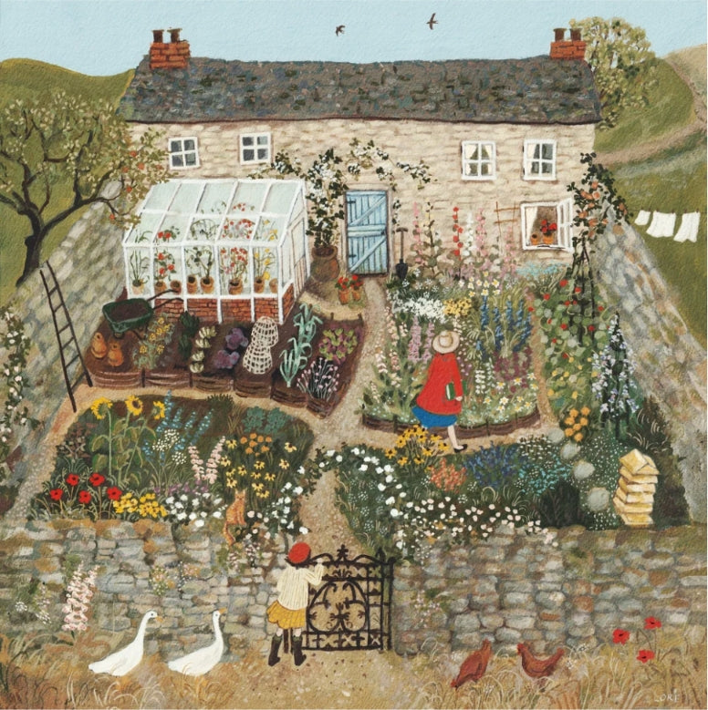 The Walled Garden Print