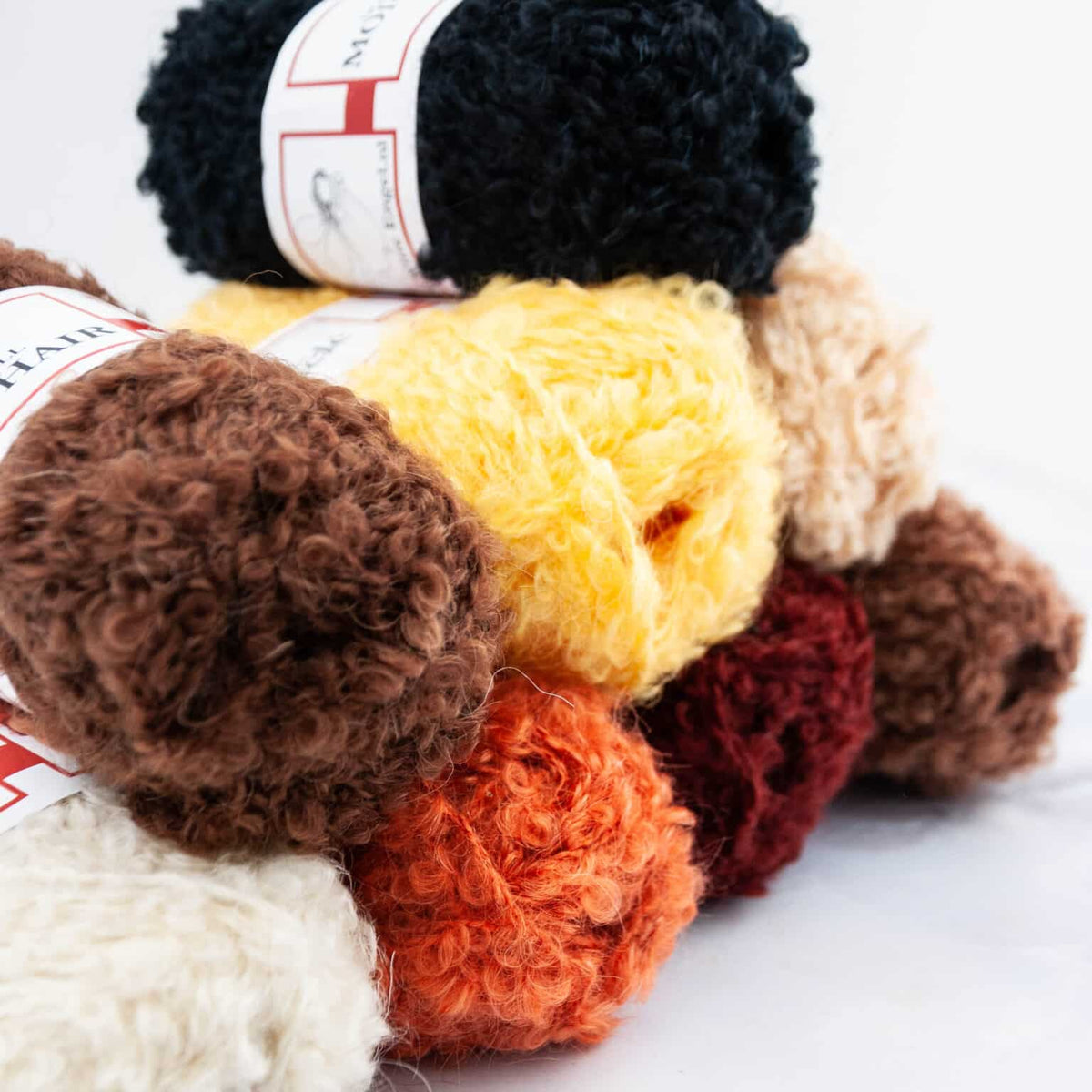 Mohair Bouclé Doll Hair