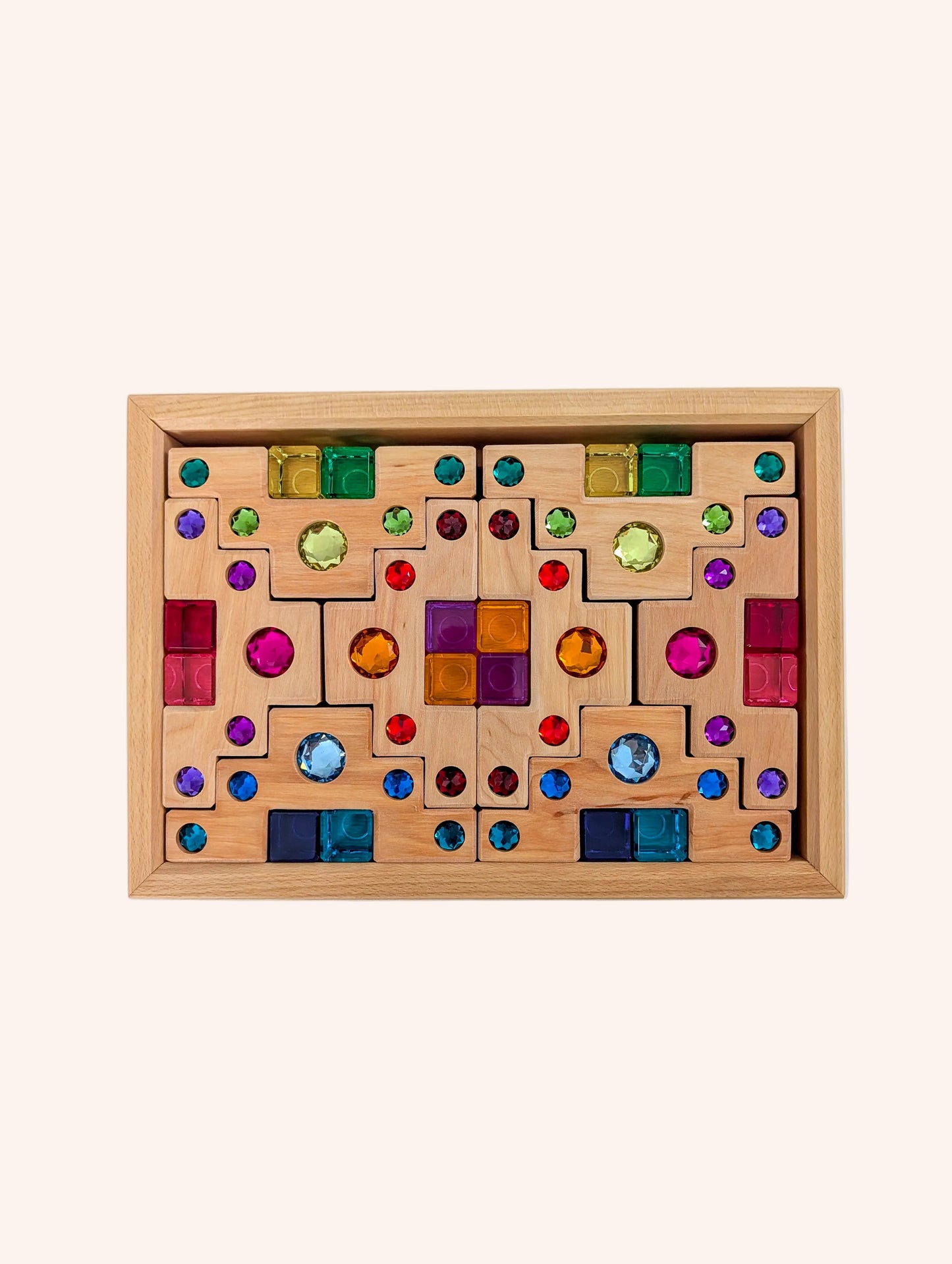 Color Staircase with Luminous Blocks