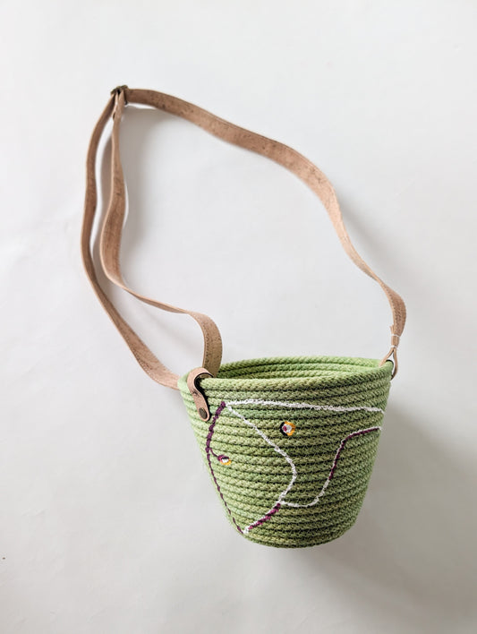 LUNA MOTH COLLECTION Evergreen - Foraging Basket