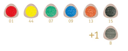 Stockmar Coloured Pencils Triangular Assortment – 6 + 1