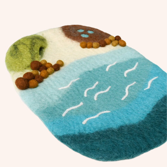 Sea, Beach and Rockpool Play Mat Playscape