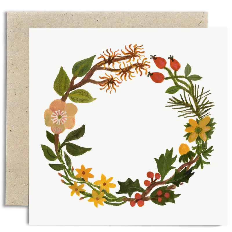 Winter Wreath Card